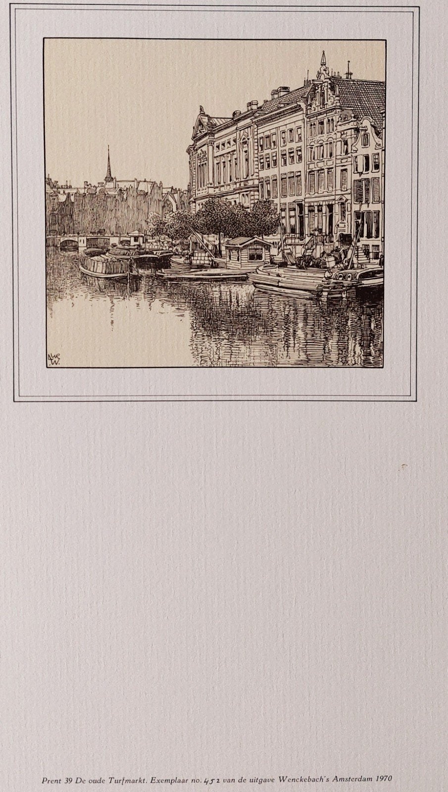 Oude Turfmarkt ... Amsterdam ... L.W.R. Wenckebach.

Oude Tu, Antiek en Kunst, Ophalen of Verzenden