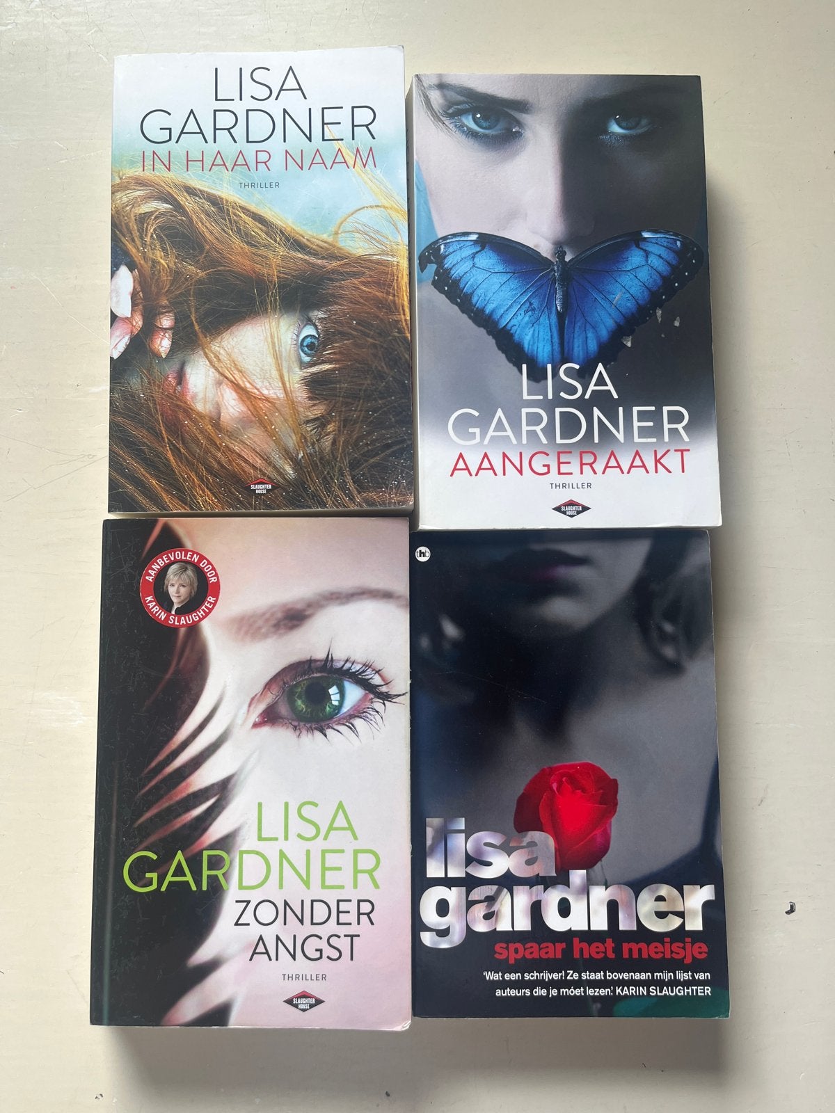 Lisa Gardner Thriller Boeken - 4-delige set, Ophalen of Verzenden, Gelezen, Nederland
