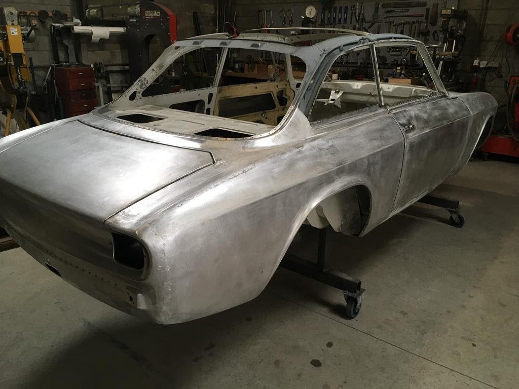 Aluminium Plaatwerk voor de Alfa Bertone (GTA) : AlfaStrada, Ophalen, Voor, Nieuw, Alfa Romeo