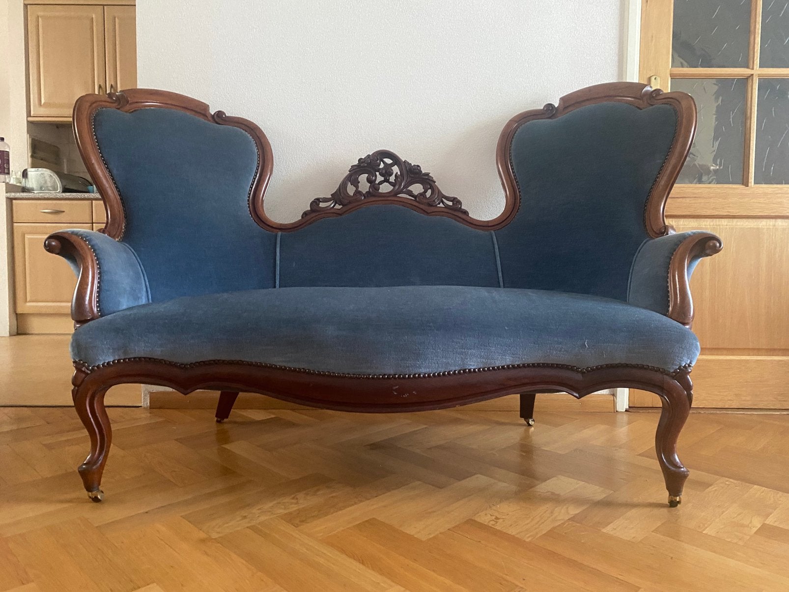 Mooie antieke bank, Antiek en Kunst, Antiek | Meubels | Stoelen en Banken, Ophalen