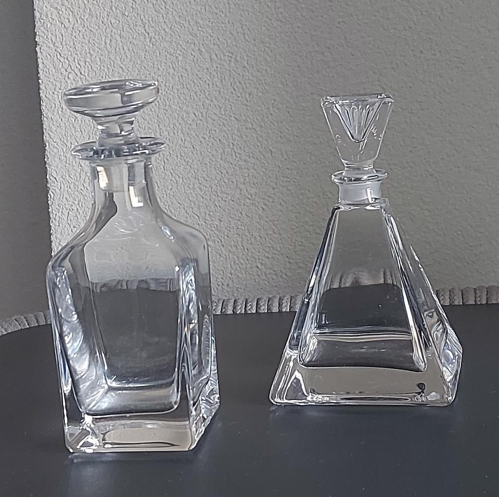 Kristallen Karaf Toscane 2 st., Antiek en Kunst, Antiek | Glas en Kristal, Ophalen