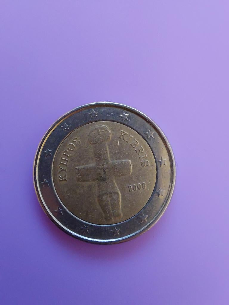 2008 Cyprus 2 euro, Verzenden, Cyprus, 2 euro, Losse munt