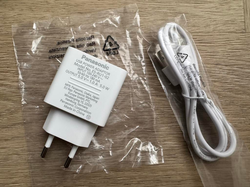 Panasonic USB 5W Lader + USB-A naar USB-C Kabel Nieuw, Ophalen of Verzenden, Zo goed als nieuw, Samsung