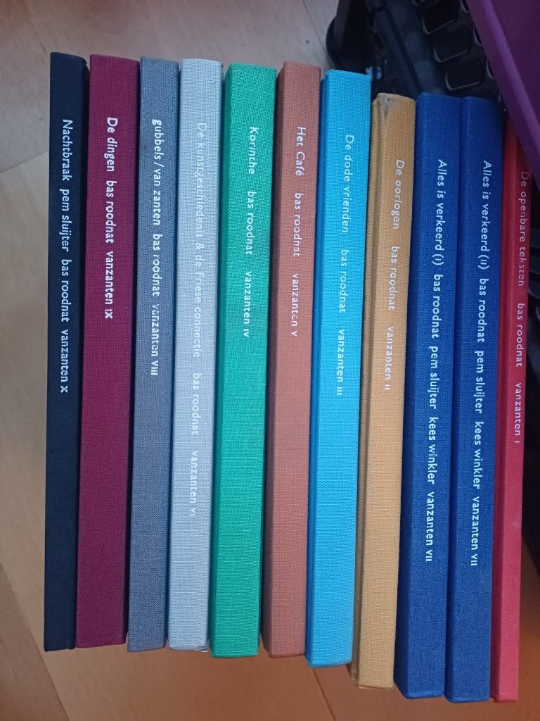 Bas Roodnat / Teun van Zanten boeken incl. gesigneerde brief, Ophalen of Verzenden, 20e eeuw of later, Gelezen