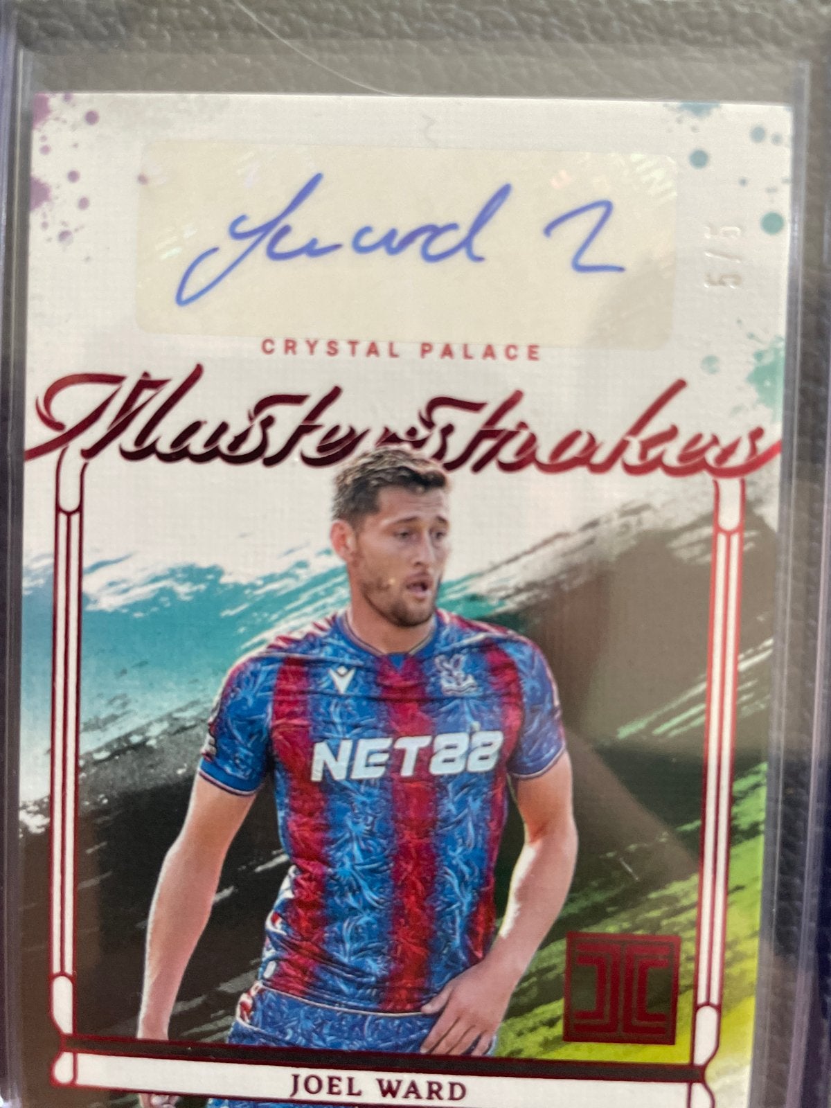 Joel Ward Crystal Palace gesigneerde spelerskaart, Ophalen of Verzenden, Zo goed als nieuw, Buitenlandse clubs, Spelerskaart
