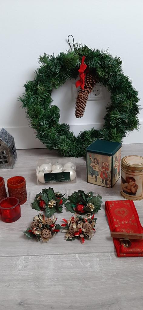 Kerstartikelen, Kerst, Kerstkrans, Engel, Ophalen