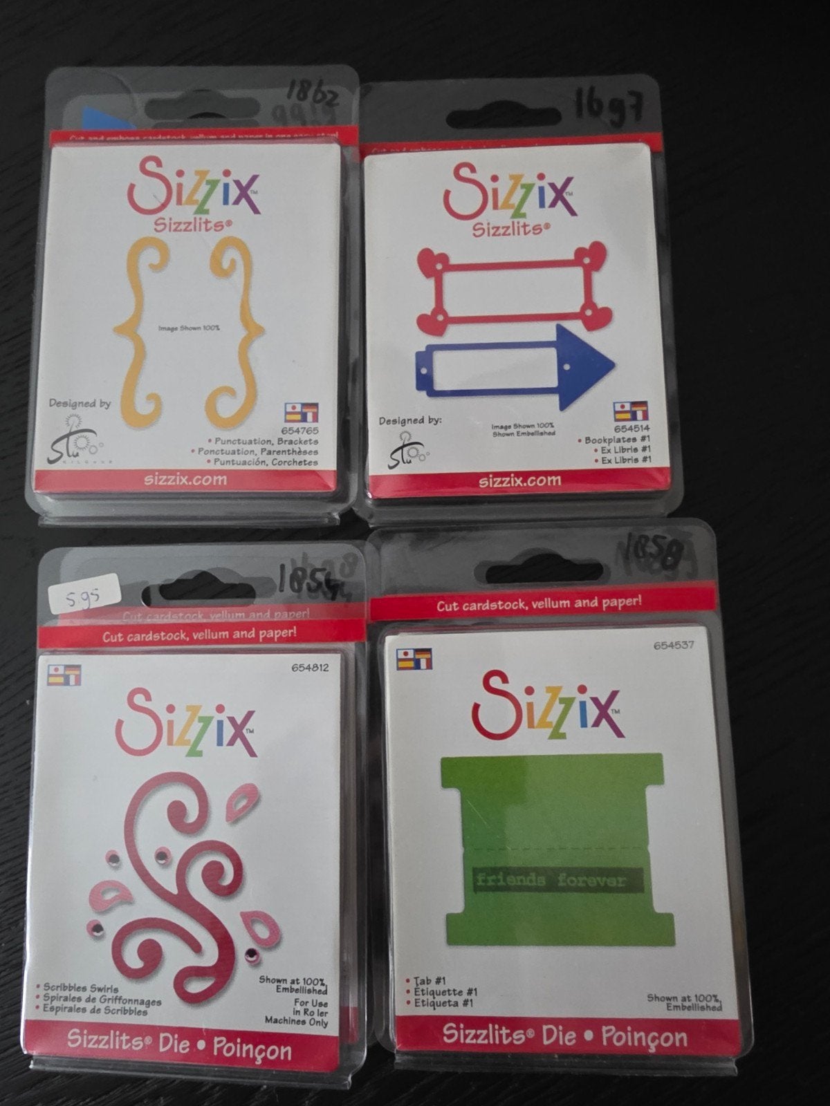 Nieuwe Sizzix Sizzlits mallen in originele verpakking, Ophalen of Verzenden