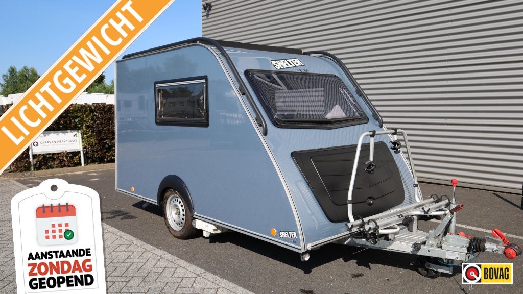 Kip Shelter Plus mover + fietsdrager, Caravans en Kamperen, Luifel, Overige typen, Standaardzit, Kip