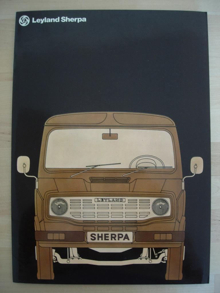 Leyland Sherpa Brochure ca 1978, Ophalen of Verzenden, Zo goed als nieuw, Overige merken, Leyland