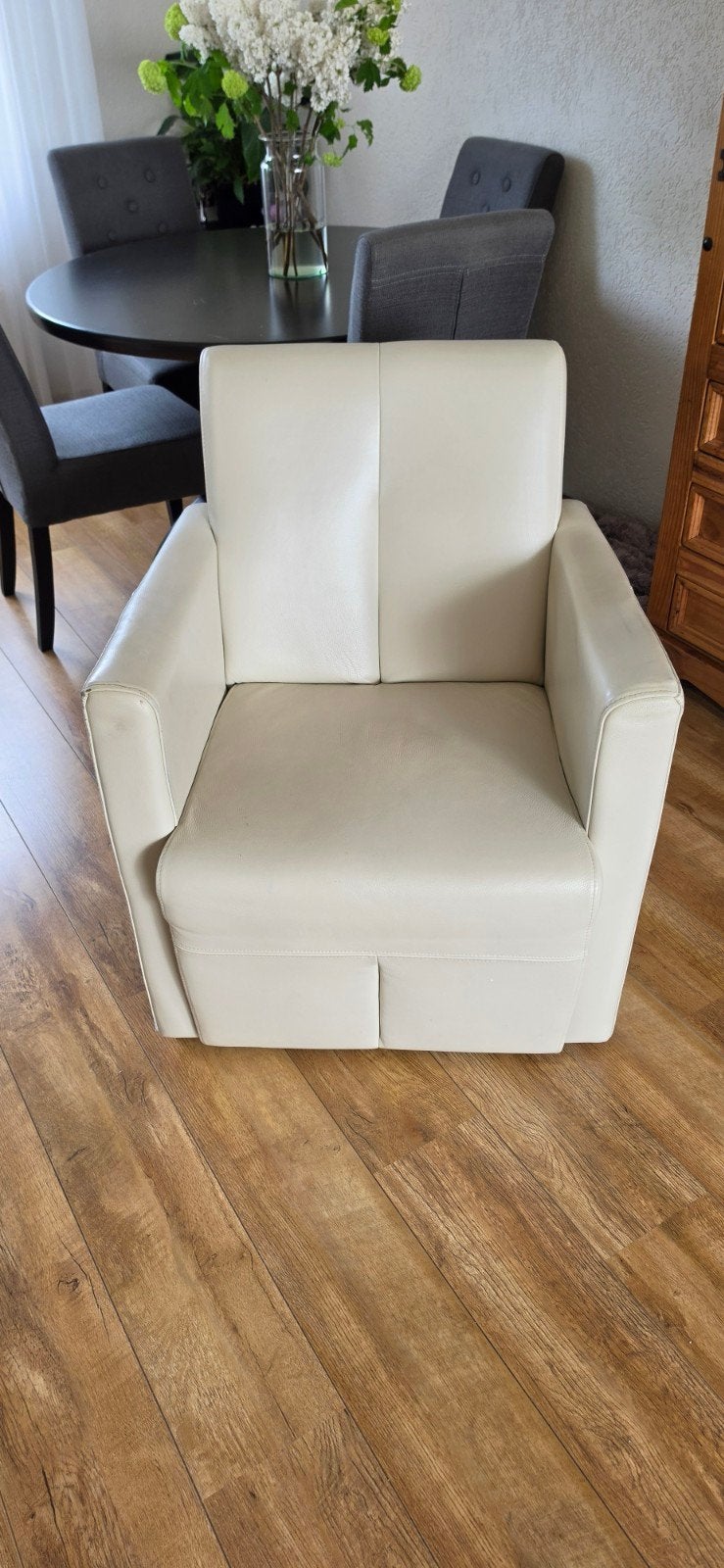fauteuil Leer, Ophalen, Overige kleuren, Leer, Zo goed als nieuw