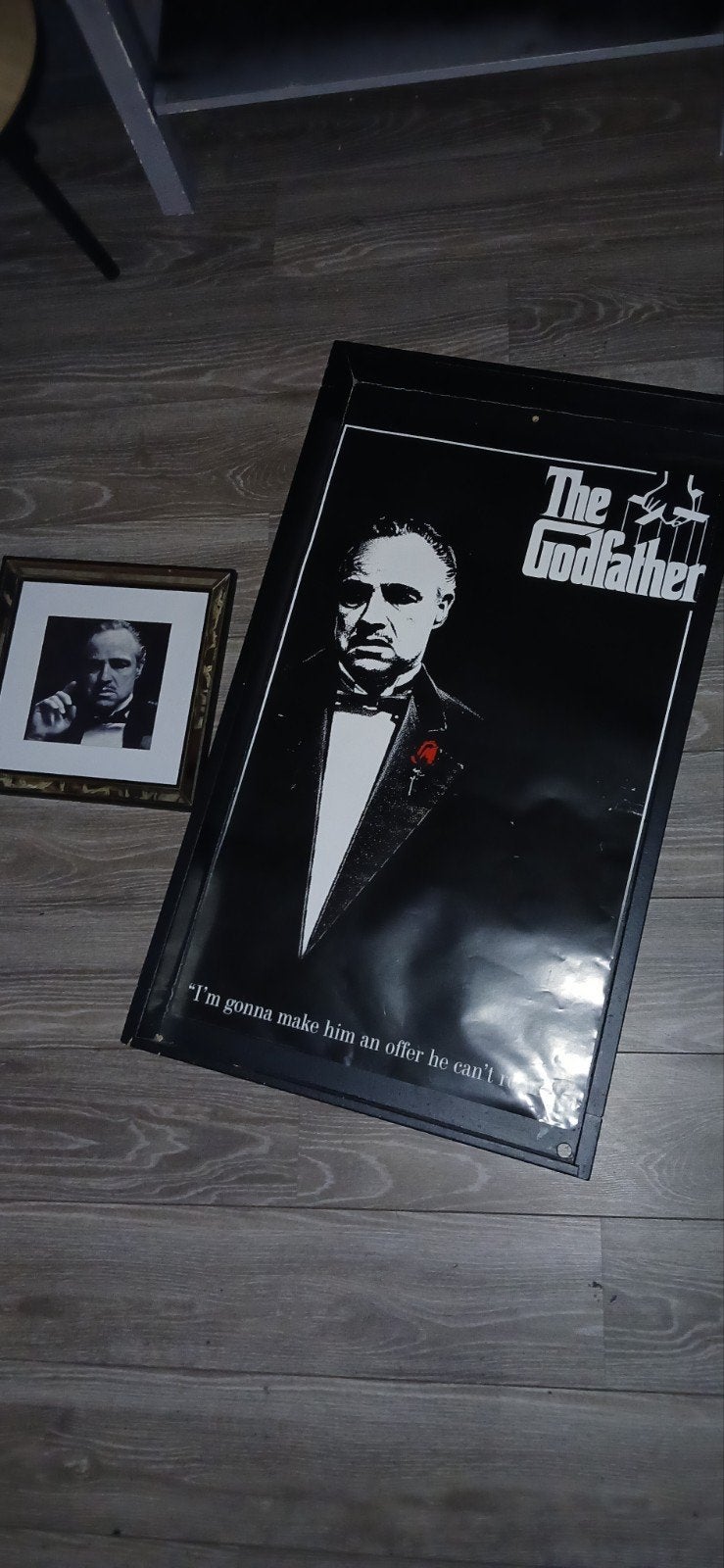 2 Godfather schilderijen 36 x 36 & 102 cm x 60 cm, Ophalen, Gebruikt, Schilderij, 75 – 100