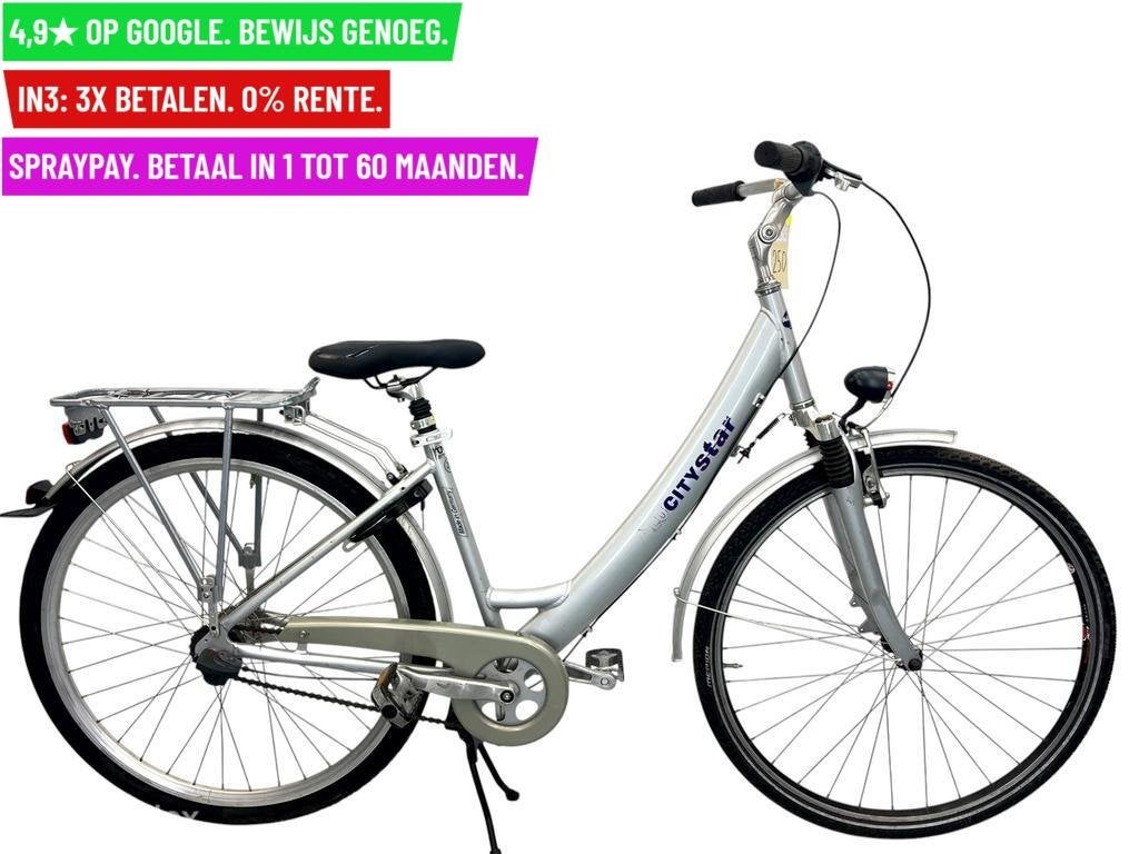 Damesfiets Citystar Bike 28"/45cm/7ver - Garantie/Levering