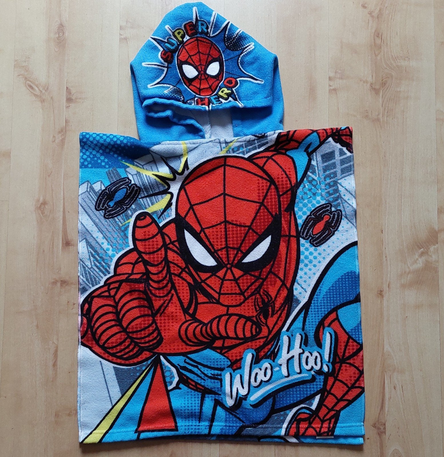 Spiderman badponcho, Ophalen of Verzenden, Badponcho, Jongen, Marvel