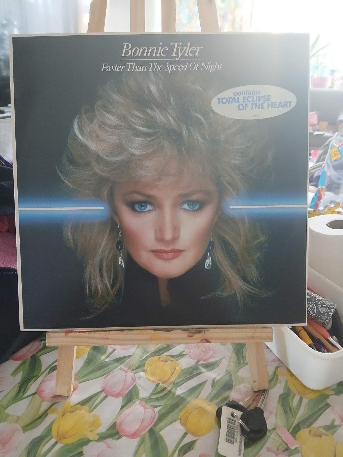 Bonnie Tyler - Faster Than The Speed Of Night LP (Pop/Rock), Cd's en Dvd's, Vinyl | Pop, LP, Gebruikt, Pop, Ophalen of Verzenden