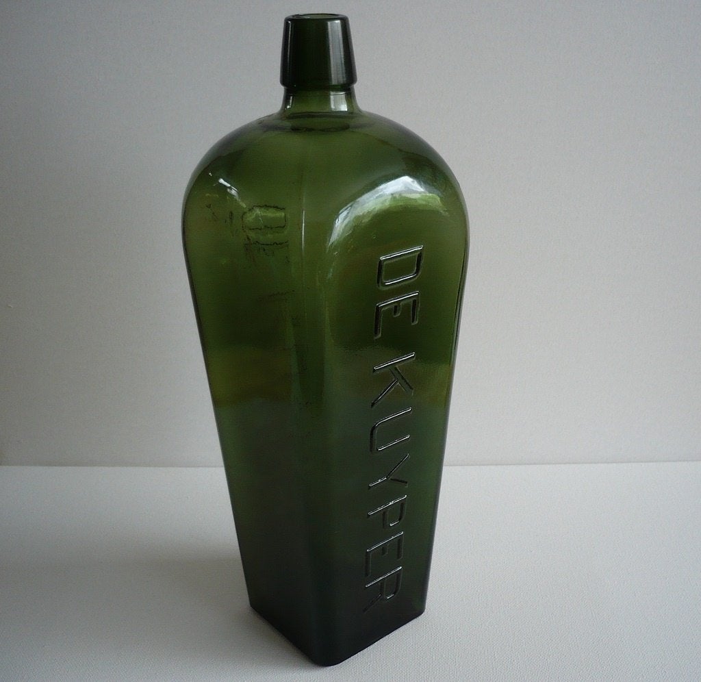 Zeldzaam soldaat De Kuyper glas flesje kelderfles 24., Ophalen of Verzenden