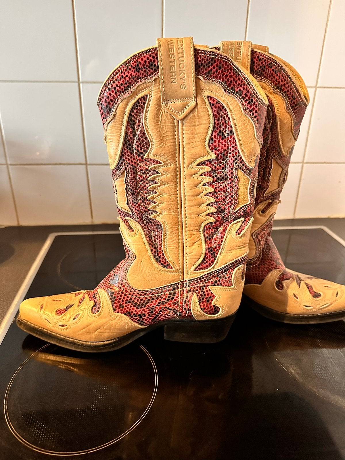 Kentucky's Western cowboylaarzen maat 37, Kleding | Dames, Schoenen, Ophalen, Zo goed als nieuw, Lage of Enkellaarzen