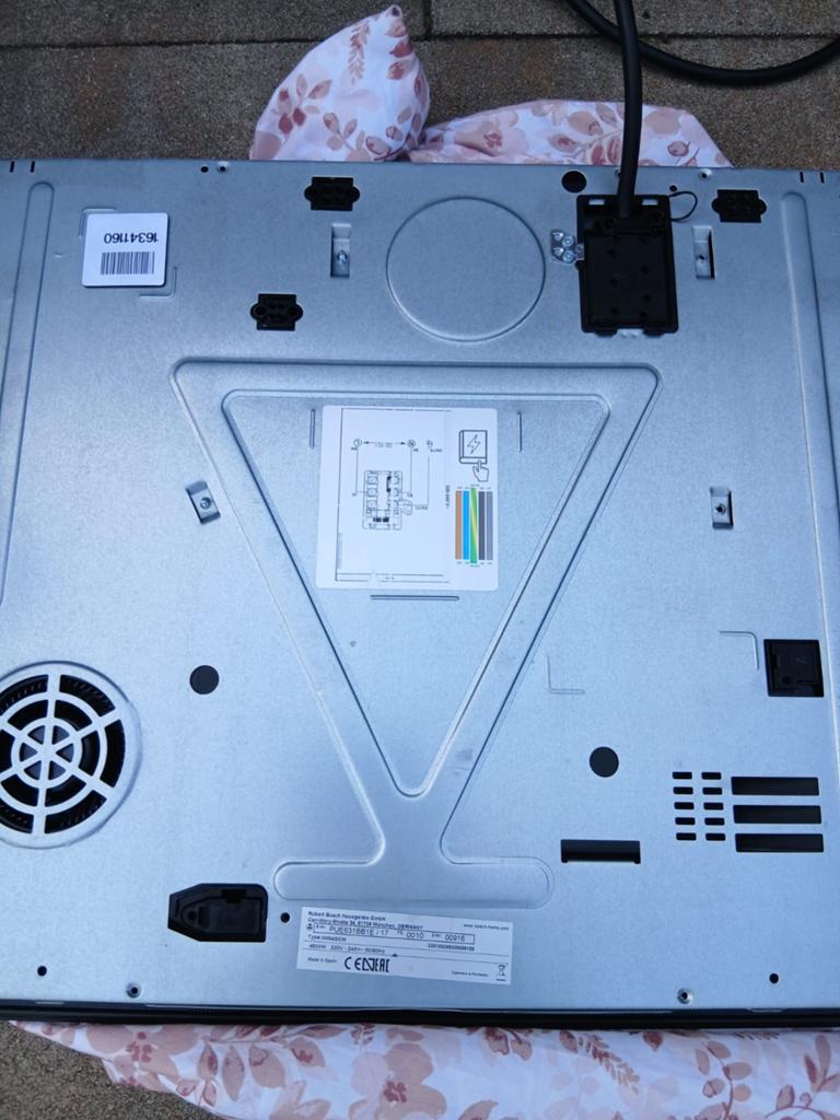 Bosch kookplaat 60x60cm 1 fase inductie, Ophalen