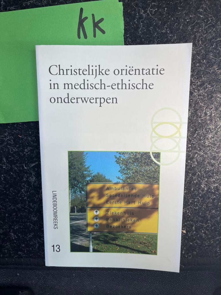 Christelijke oriëntatie in medisch-ethische onderwerpen, Ophalen of Verzenden, Zo goed als nieuw, Overige typen