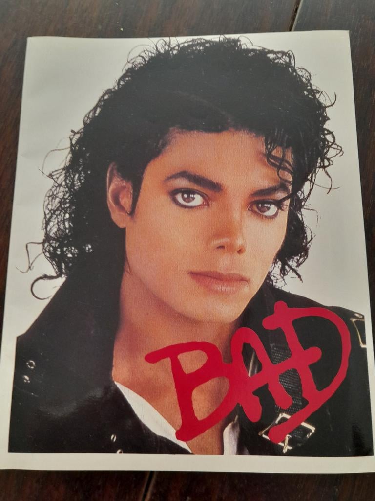 Vintage Michael Jackson lijntjes schrift, Ophalen of Verzenden, Zo goed als nieuw, Boek, Tijdschrift of Artikel