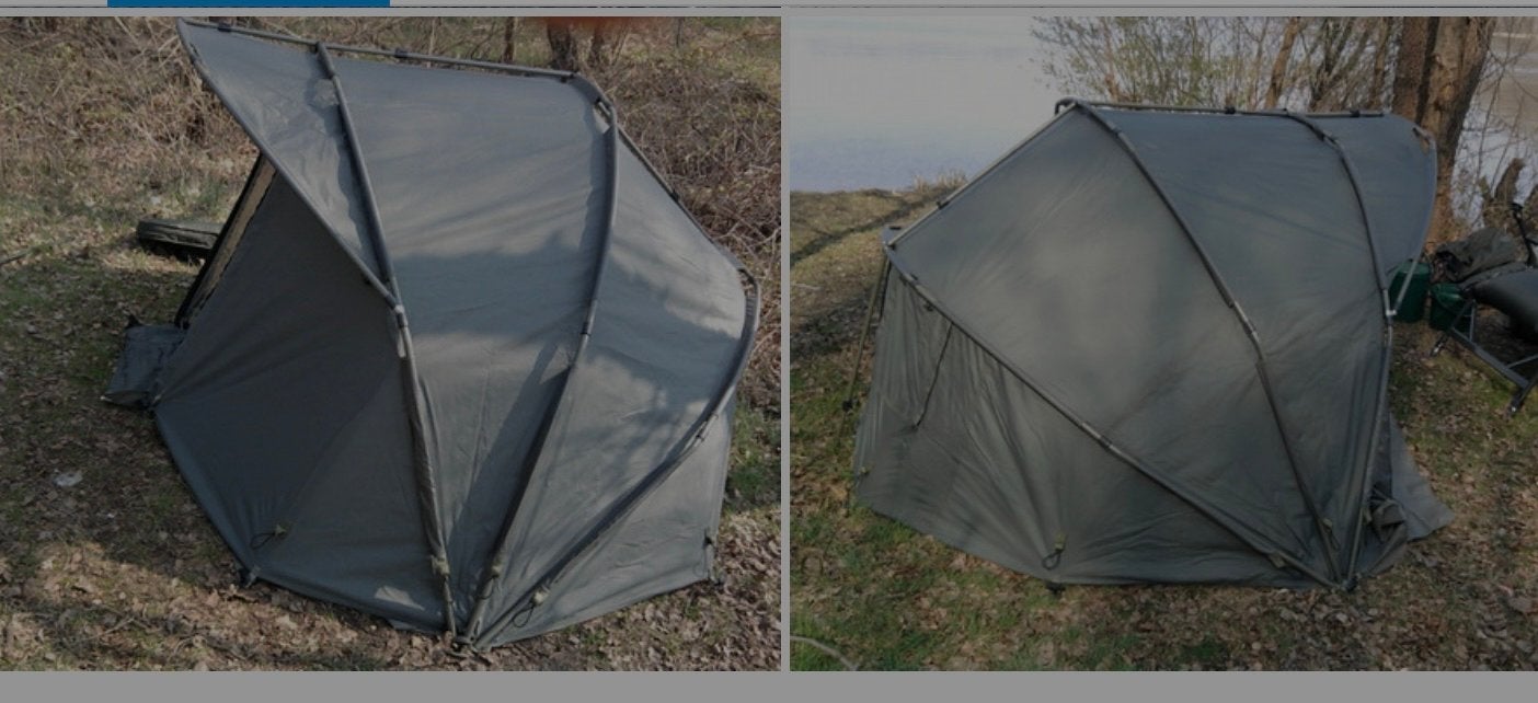 Soul Alcatraz tent met overwrap - Vis/karper tent, Watersport en Boten, Ophalen of Verzenden, Gebruikt