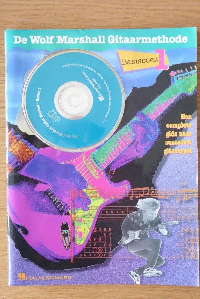 De Wolf Marshall Gitaarmethode Basis 1 Boek met CD, Gitaar, Les of Cursus, Ophalen of Verzenden, Zo goed als nieuw