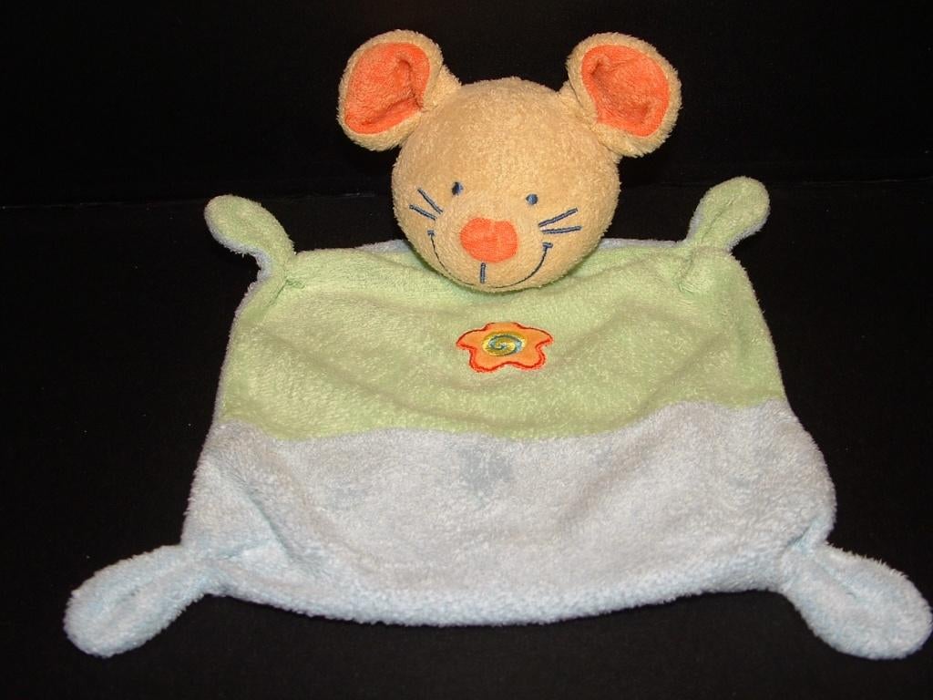 NICOTOY MUIS UIT THE BABY COLLECTION KNUFFELDOEK, Kinderen en Baby's, Speelgoed | Knuffels en Pluche, Ophalen of Verzenden, Nieuw