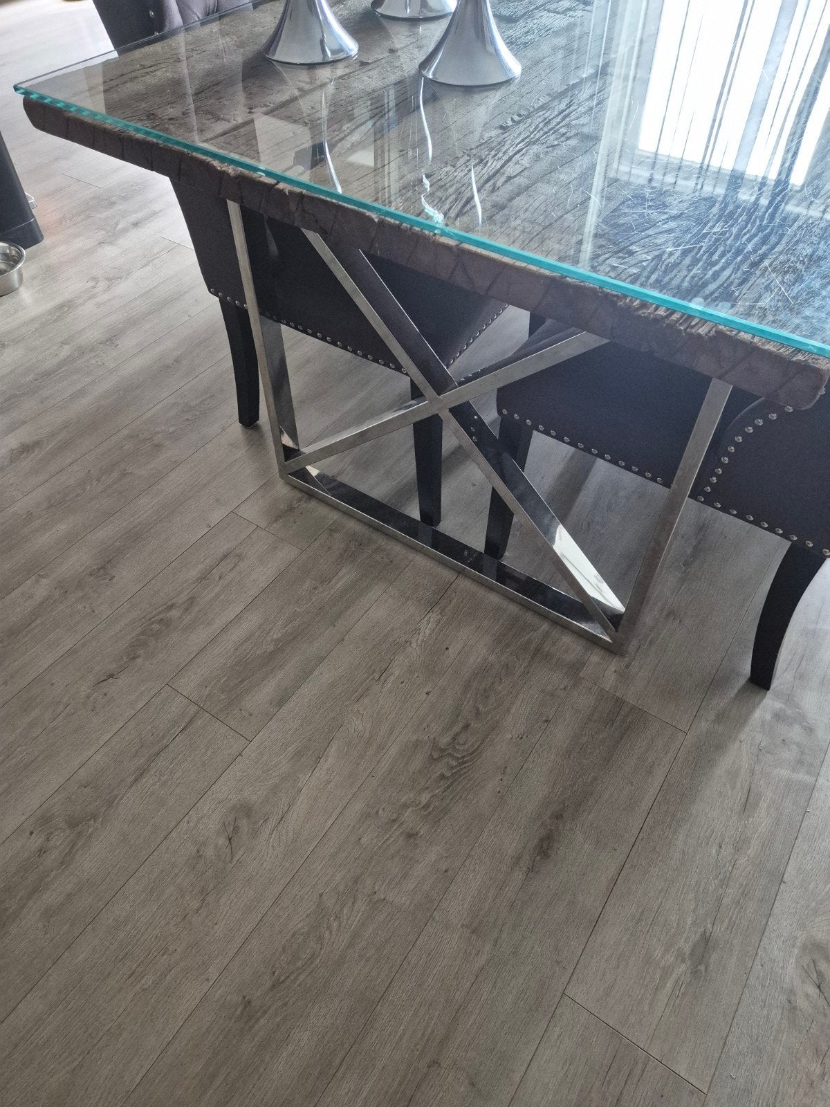 Eetkamertafel 210  met 6 stoelen, Huis en Inrichting, Tafels | Salontafels, Ophalen