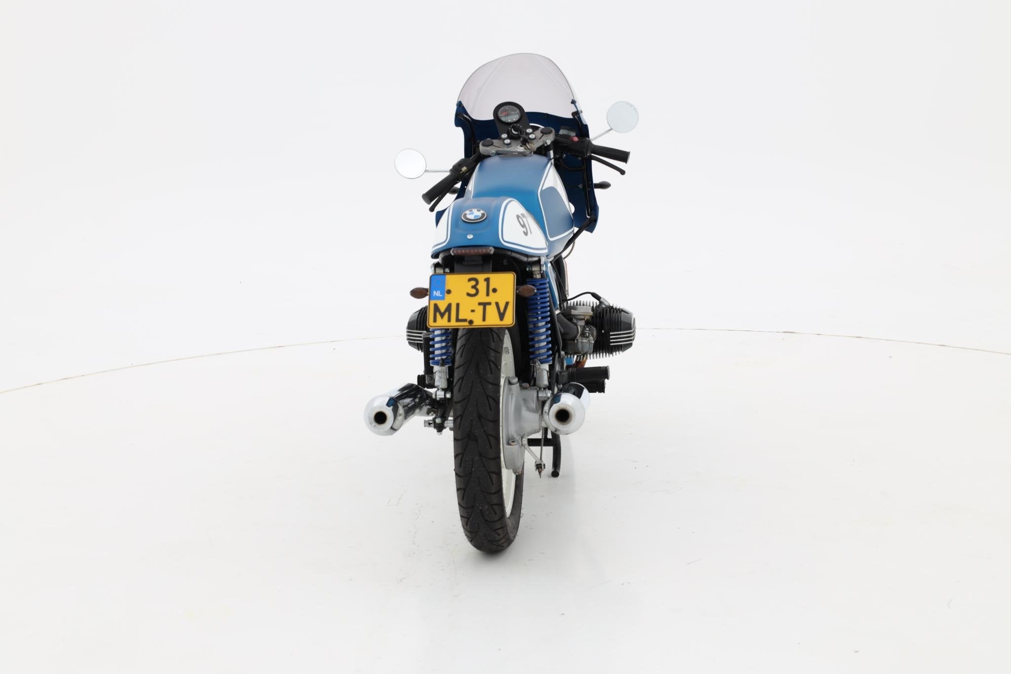 BMW R 65 custom gerestaureerd 1980 2 zits, Motoren, Motoren | Oldtimers, Meer dan 35 kW, Toermotor, 650 cc