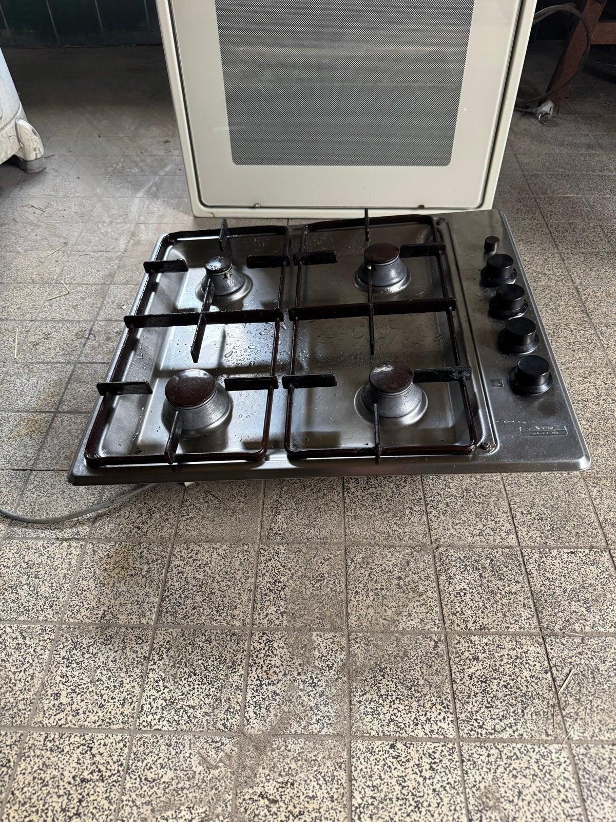 Gasstel 4 pits inbouw - B 50cm H 15cm D 41cm, Gebruikt, Minder dan 85 cm, Inbouw, Gas