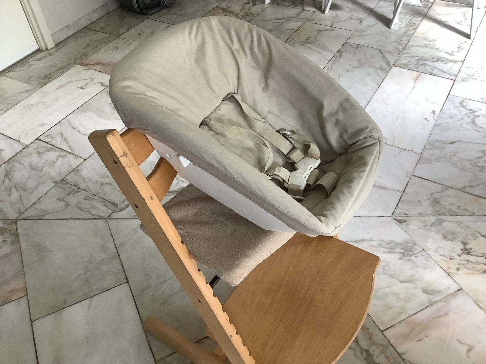 Stokke Newbornset kuipje incl. Hoes, Kinderen en Baby's, Kinderstoelen, Ophalen of Verzenden, Gebruikt, Meegroeistoel, Gordel(s)