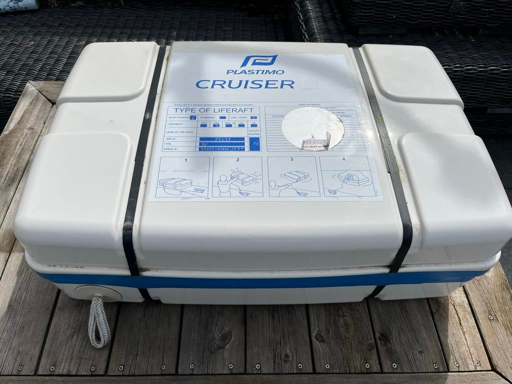 Plastimo Cruiser reddingsvlot - 6 personen, Ophalen, Gebruikt, Overige typen