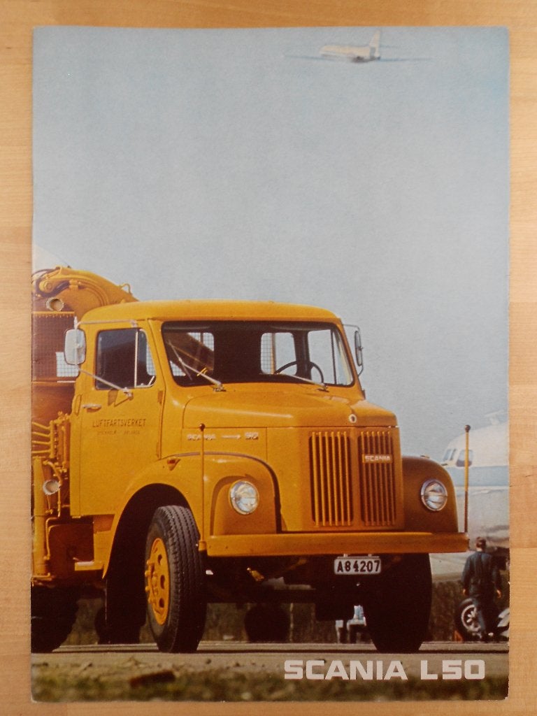 Scania L50 Brochure 1969 – L 50 – Torpedo Neus, Ophalen of Verzenden, Zo goed als nieuw, Overige merken, Scania