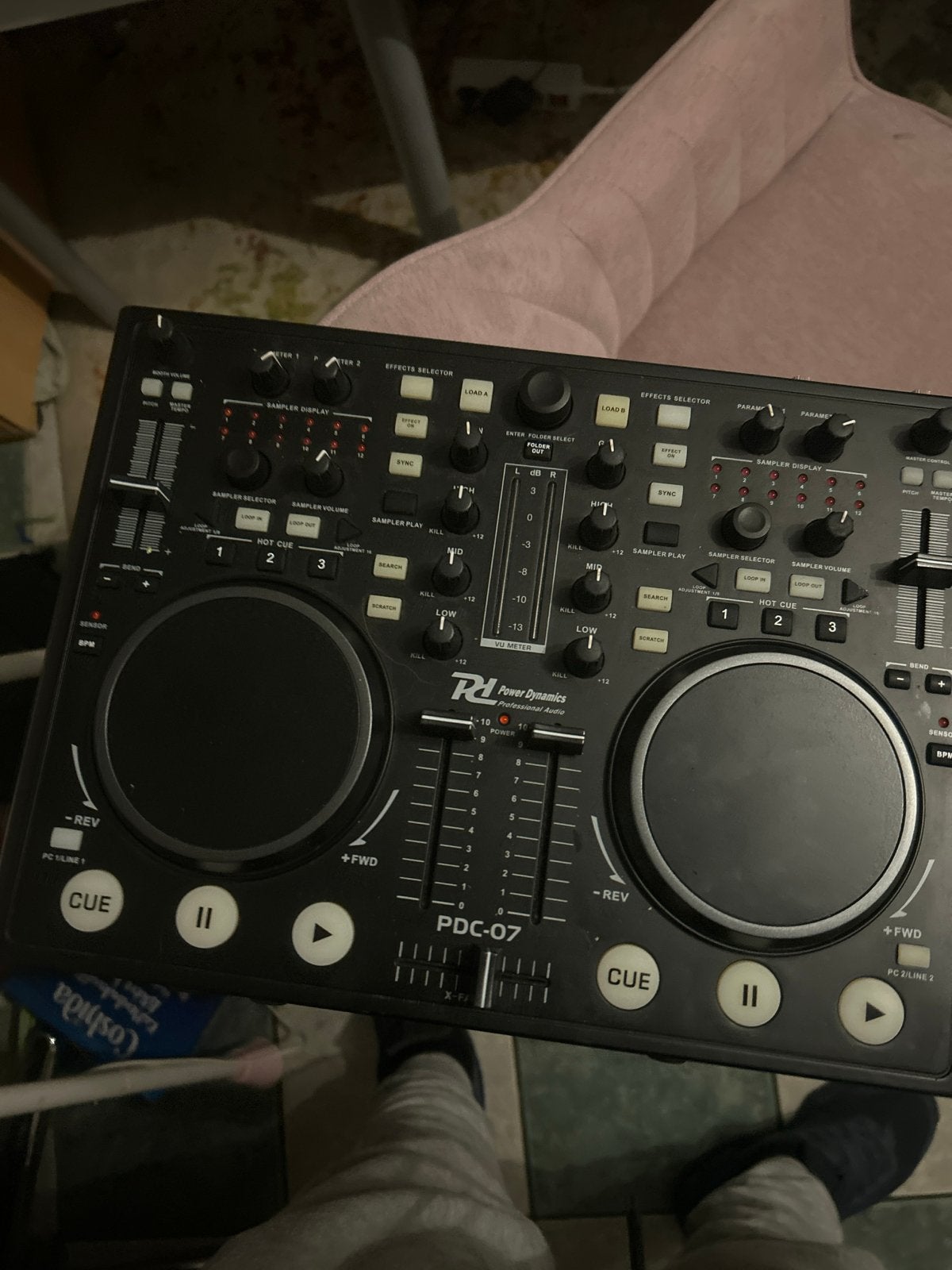 Power Dynamics PDC-07 DJ-controller, Ophalen of Verzenden, Gebruikt, Dj-set, Overige merken