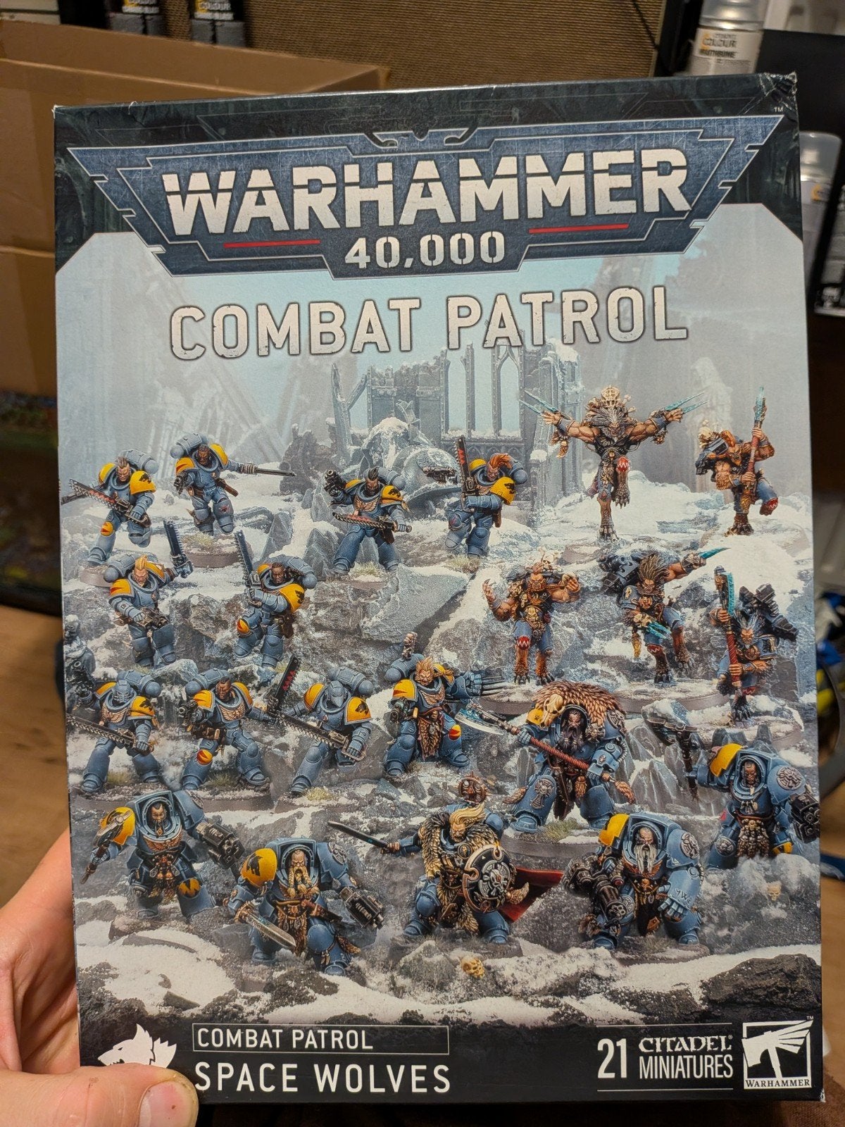 Warhammer 40.000 Combat Patrol: Space Wolves (zonder Wulfen), Ophalen of Verzenden, Nieuw, Warhammer 40000, Figuurtje(s)