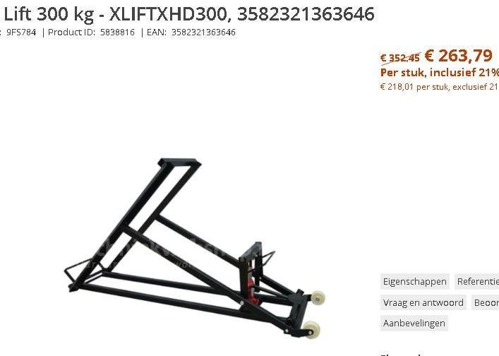 zitmaaier lift ook voor Quad of Kart nieuw ongeopend, Tuin en Terras, Zitmaaiers, Ophalen of Verzenden, Nieuw, 120 cm of meer
