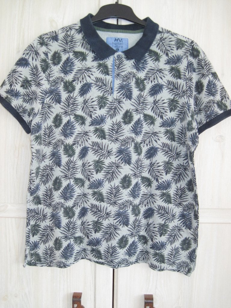 Polo mt XL (Human nature), Blauw, Maat 56/58 (XL), Ophalen of Verzenden, Gedragen