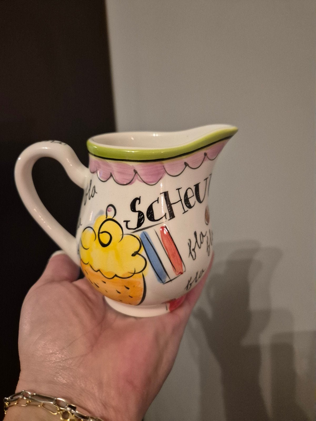 blond amsterdam melk kannetje, Ophalen of Verzenden
