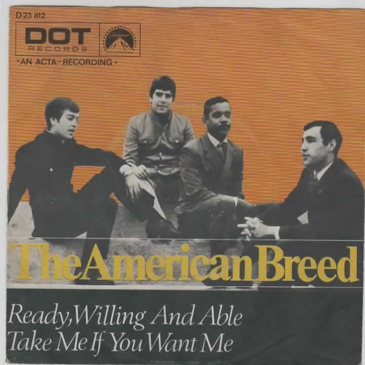 The American Breed- Ready, willig and Able, Cd's en Dvd's, Vinyl Singles, Zo goed als nieuw, Beschermende buitenhoes, Fotohoes