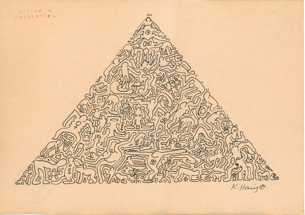 Keith Haring Artwork, Ophalen of Verzenden