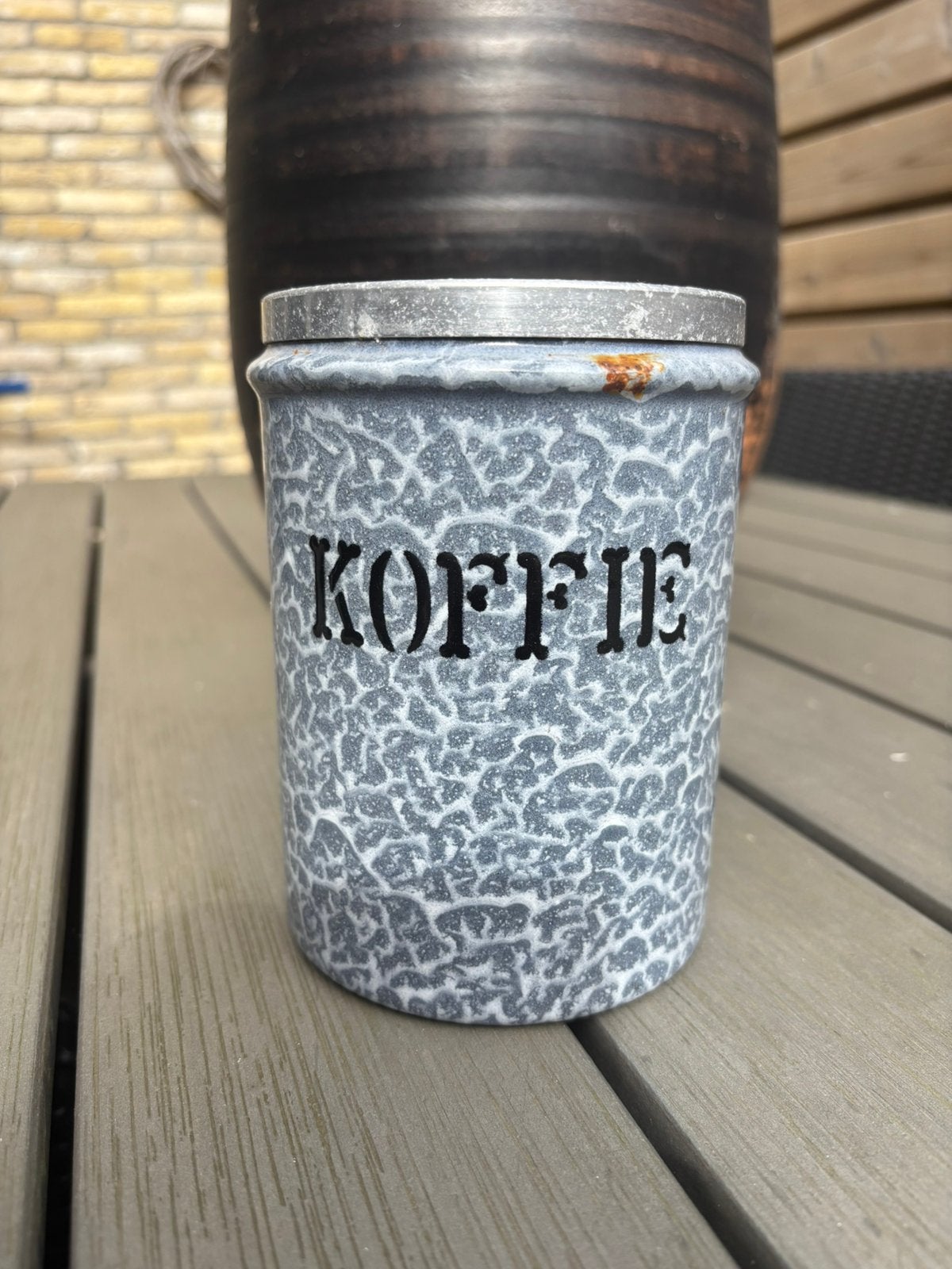 Grijs Gewolkt Koffie!!, Ophalen of Verzenden