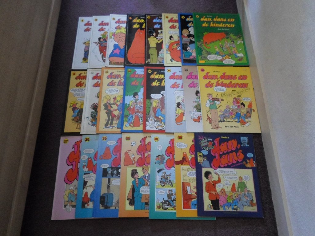 Jan  Jans   en  de  Kinderen.  Oude   serie  compleet., Boeken, Stripboeken, Meerdere stripboeken, Ophalen of Verzenden, Gelezen