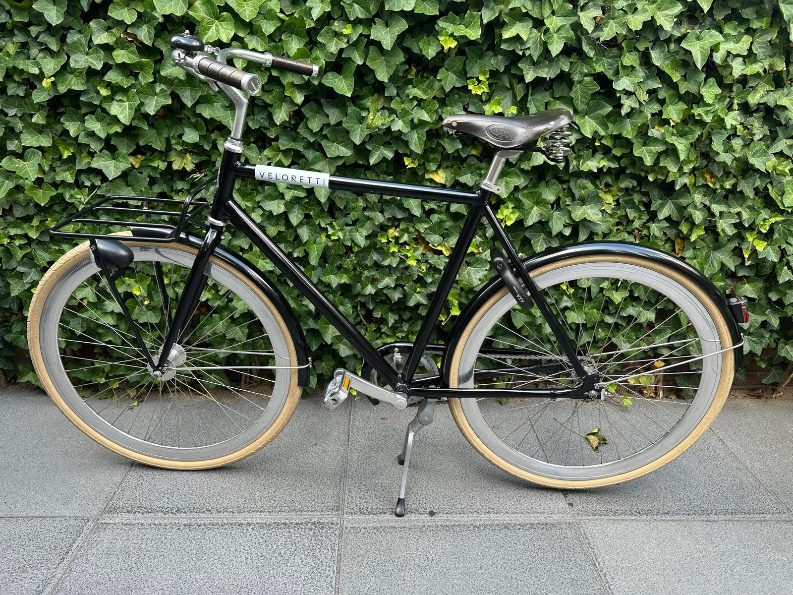 Veloretti Caféracer Single Speed, Framemaat 57, Brooks Zadel, Fietsen en Brommers, Terugtraprem, Gebruikt, 57 tot 61 cm, Ophalen