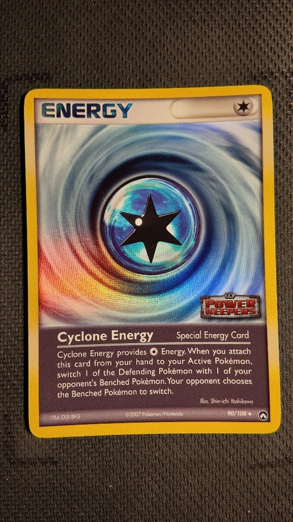Cyclone Energy 90 Power Keepers | Pokemon kaart, Ophalen, Zo goed als nieuw, Losse kaart, Foil