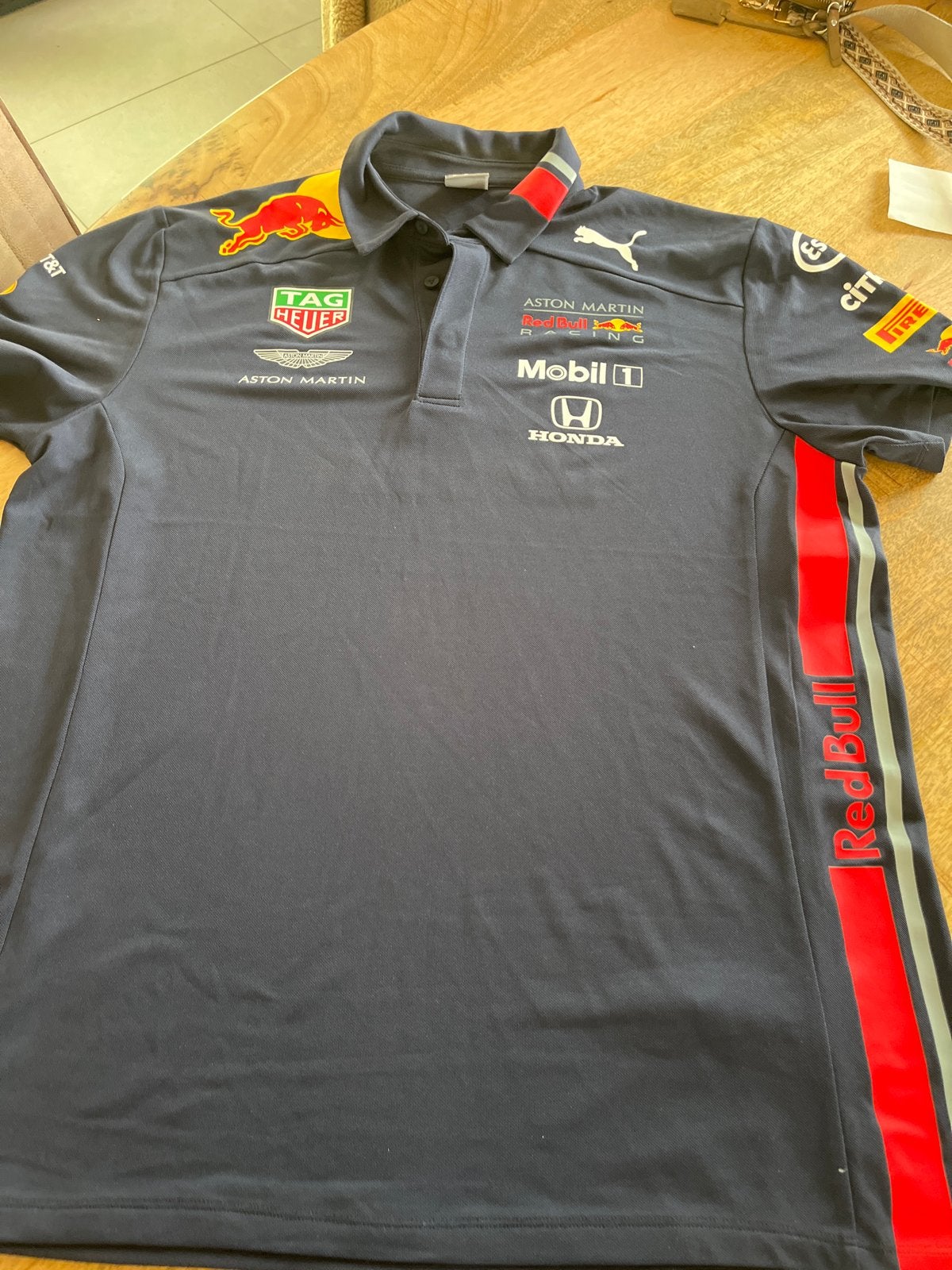 Red Bull Racing F1 Polo Shirt - Maat XL, Ophalen, Zo goed als nieuw, Maat 56/58 (XL), Blauw