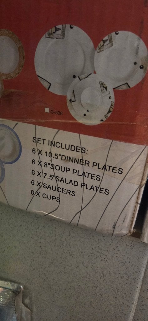 Dinner set, Ophalen, Overige merken, Nieuw, Glas