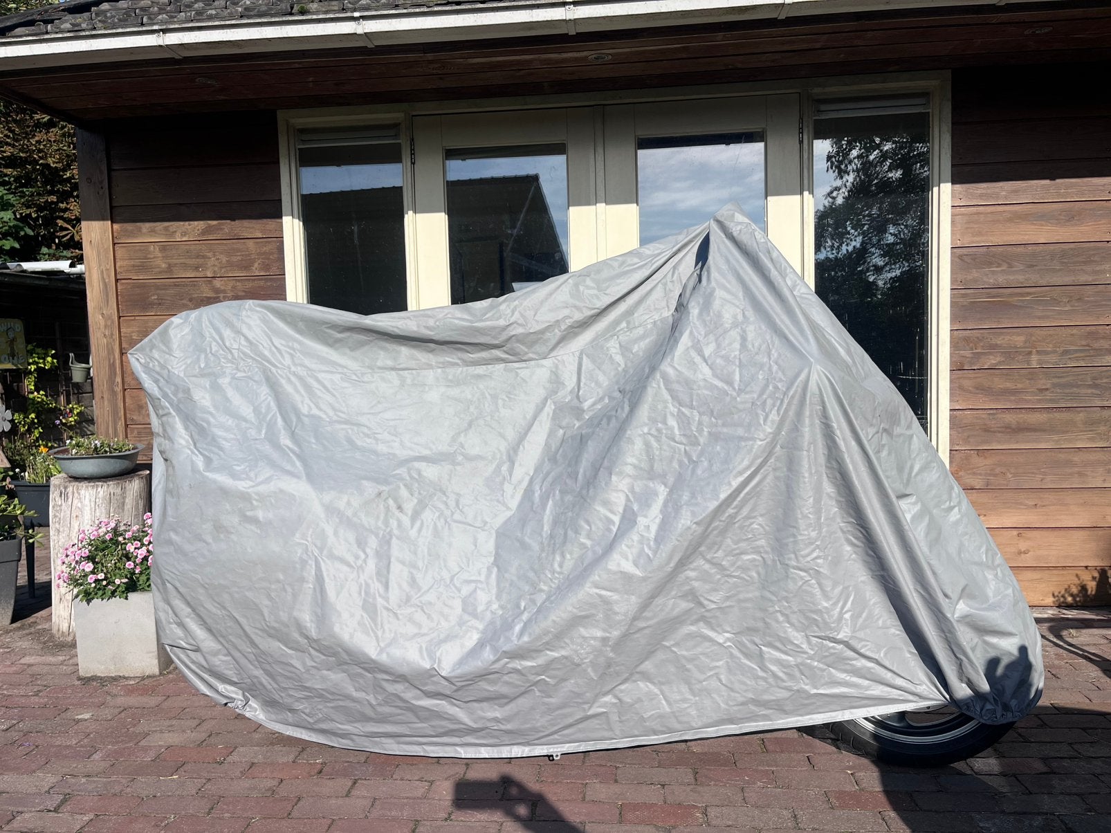 Motorhoes voor grote toermotor Pan European of BMW R1200RT, Motoren, Ophalen of Verzenden, Zo goed als nieuw