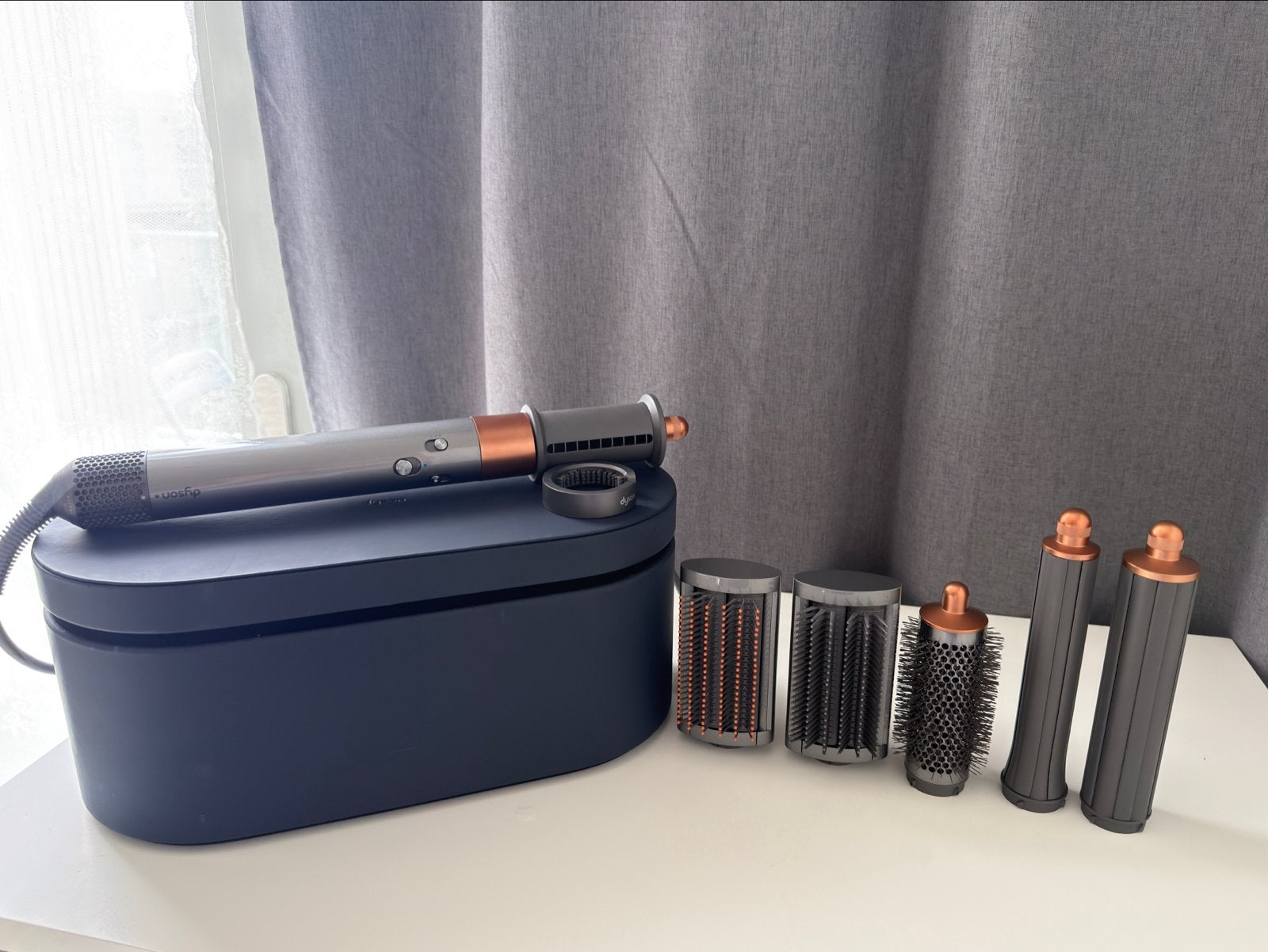 Dyson Airwrap Complete Styler met accessoires, Ophalen, Zo goed als nieuw, Haarverzorging