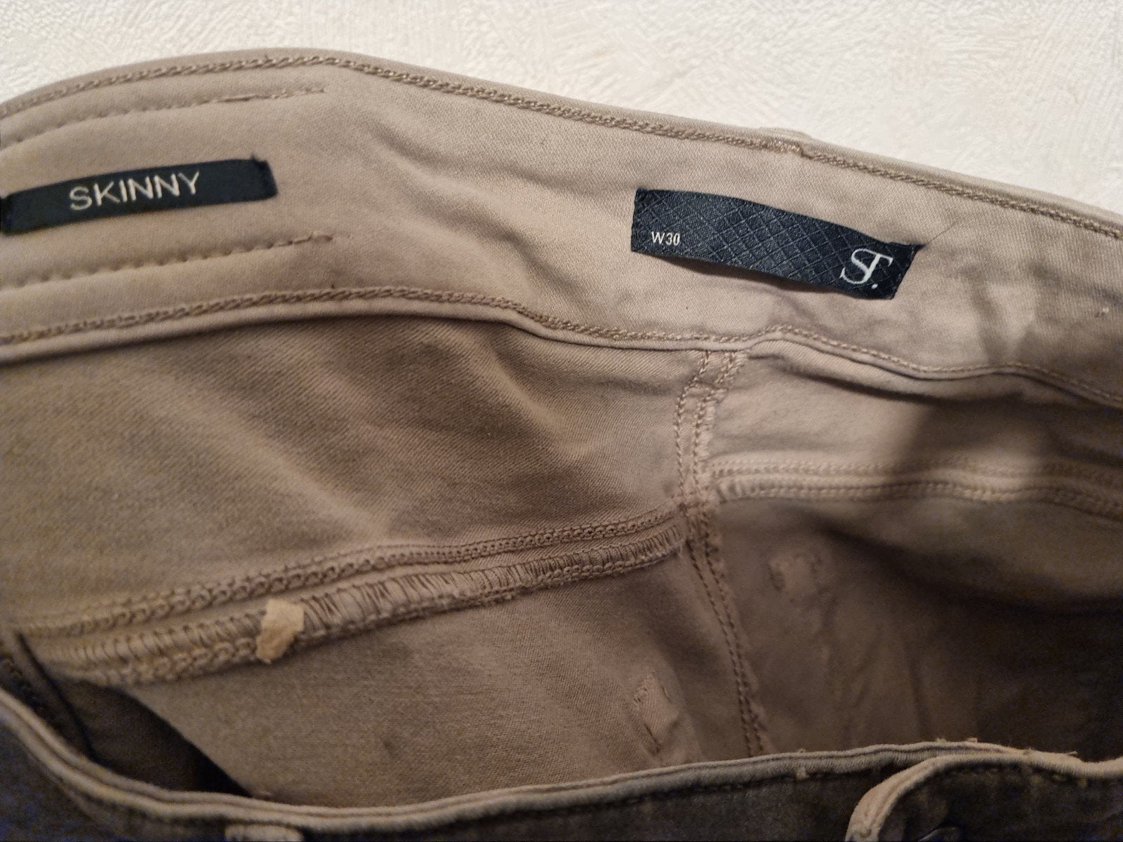 Supertrash skinny jeans maat 30, Ophalen, Zo goed als nieuw, Blauw, W30 - W32 (confectie 38/40)