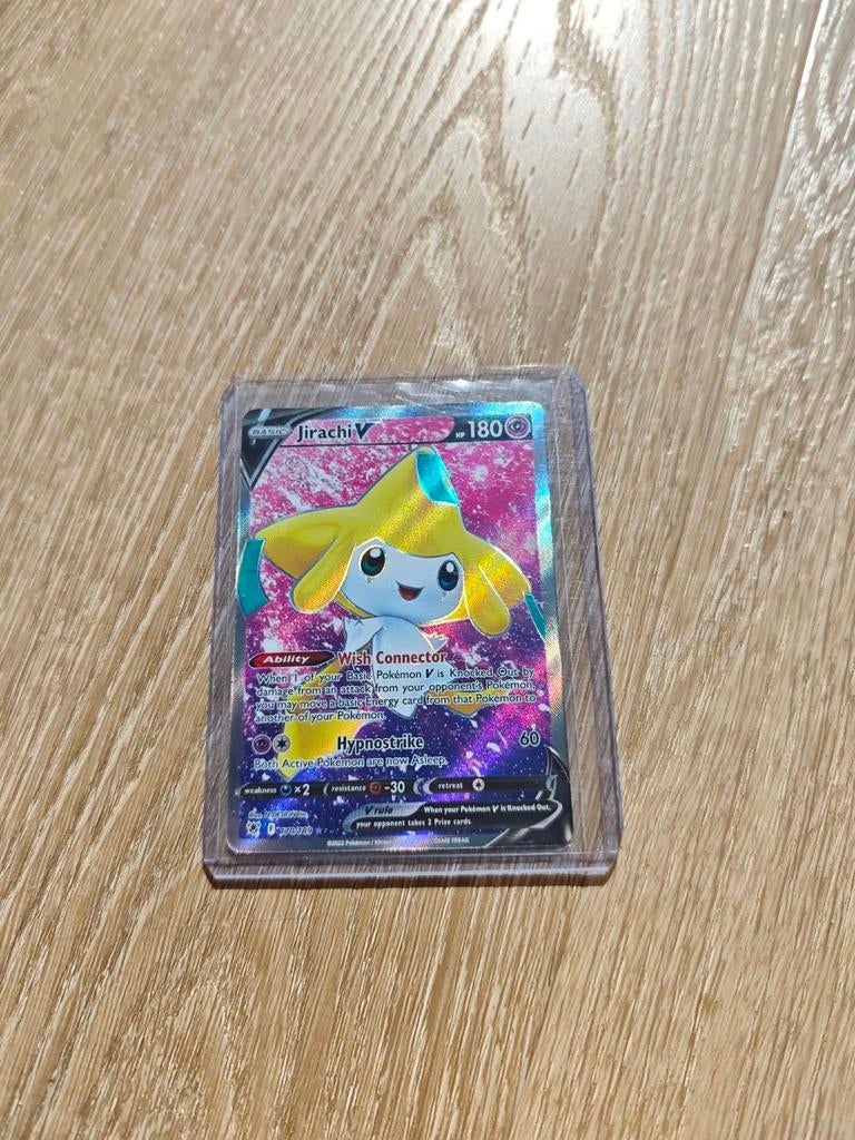 Jirachi V 170/189 Pokemon Kaart, Ophalen of Verzenden, Nieuw, Losse kaart, Foil