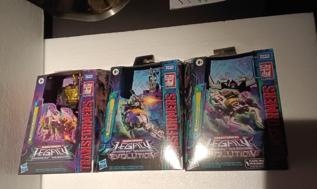 transformers - legacy deluxe insecticons set off 3 mibs, G1, Ophalen, Nieuw, Decepticons